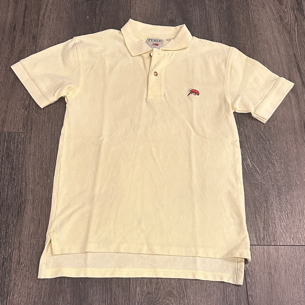 Perlis Light Yellow Kids Polo Shirt